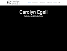 Tablet Screenshot of carolynegeli.com